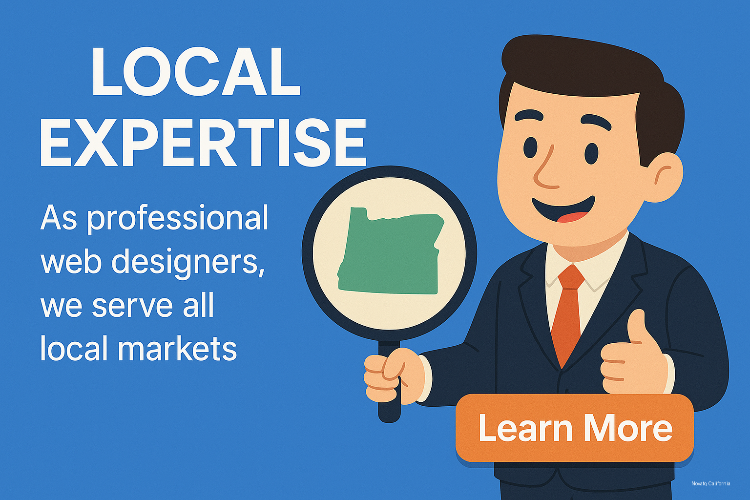 Local Novato, California Web Design